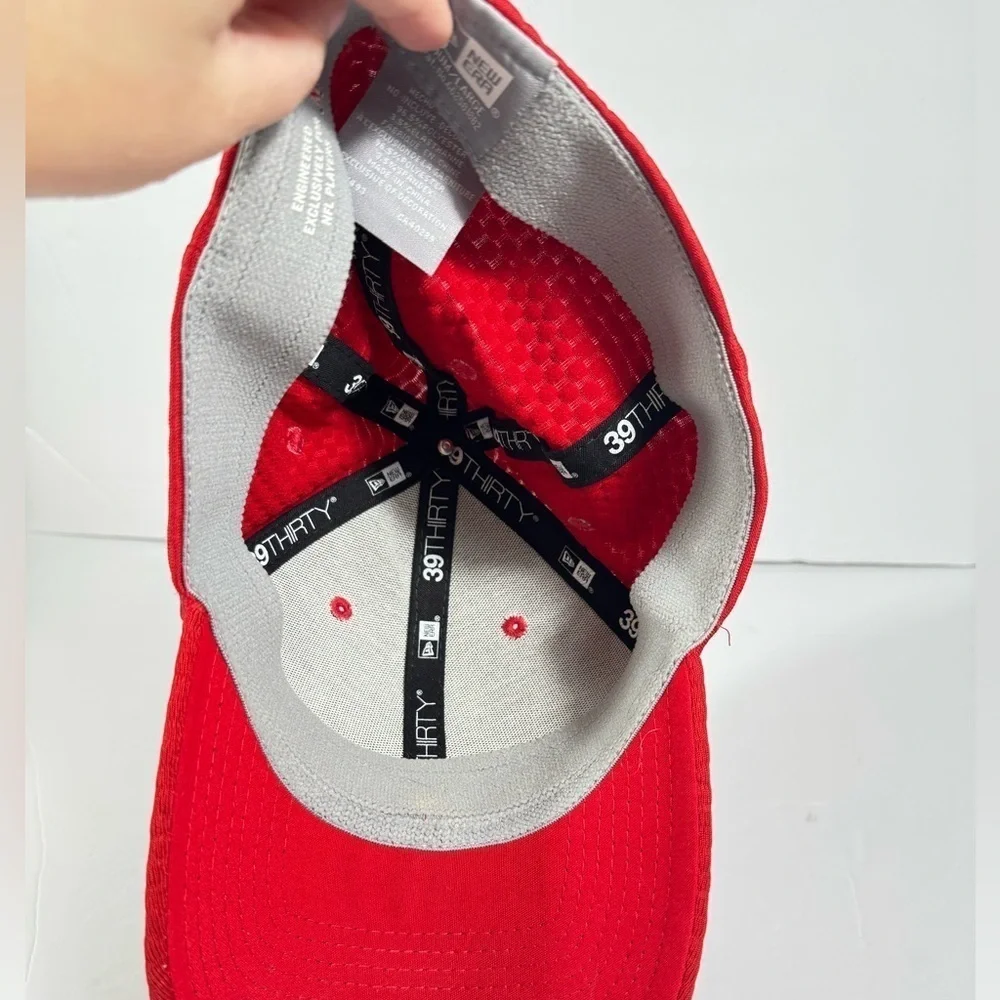 San Francisco 49ers Hat M/L New Era Cap 9FIFTY Red NFL Football Training